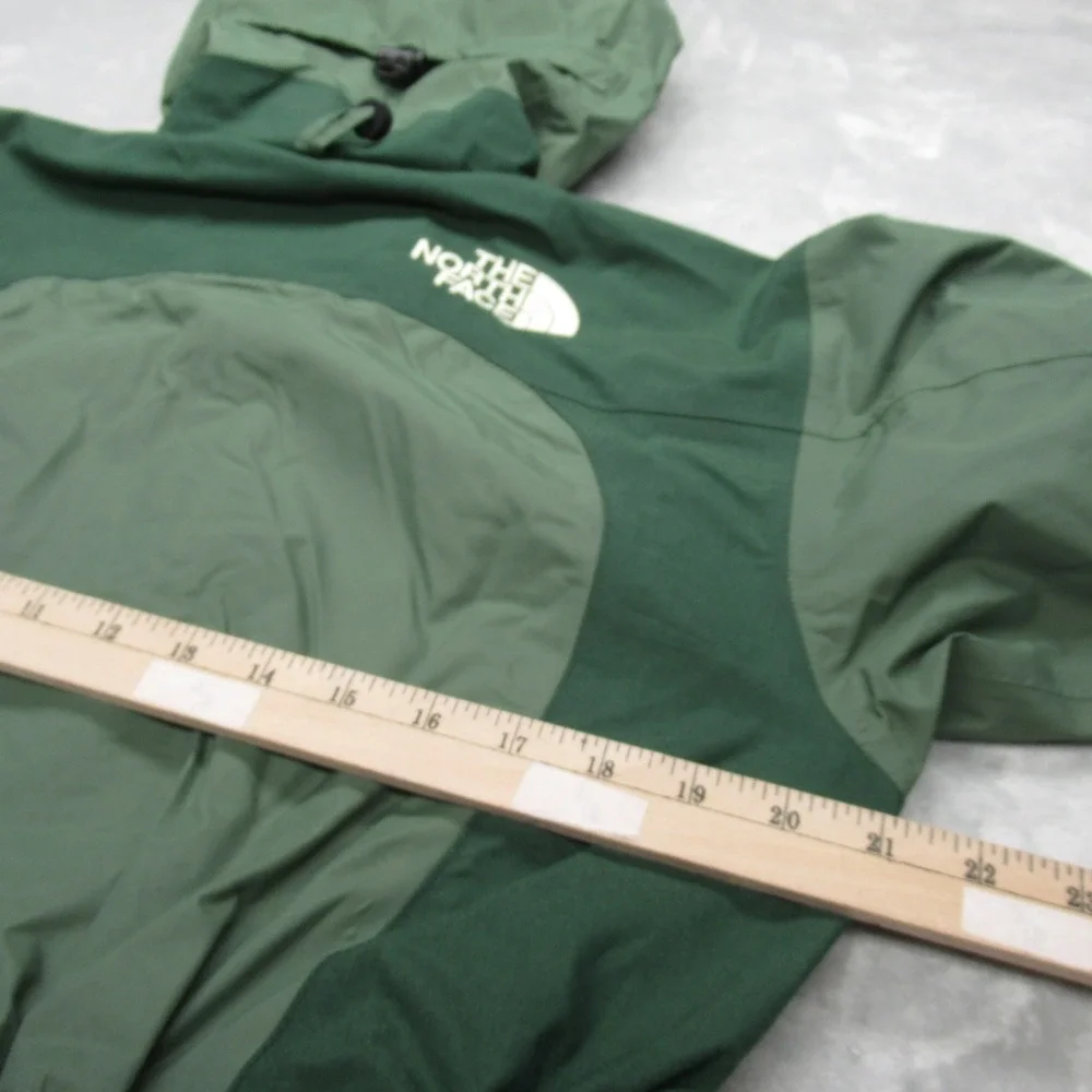 North Face GoreTex Jacket Womens XS Green 3 in 1 Shell Waterproof Rugged Coat - Picture 15 of 16